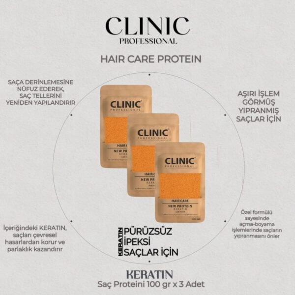 KERATİN GRANÜL SAÇ BAKIM PROTEİNİ 100 GR. X 3 ADET