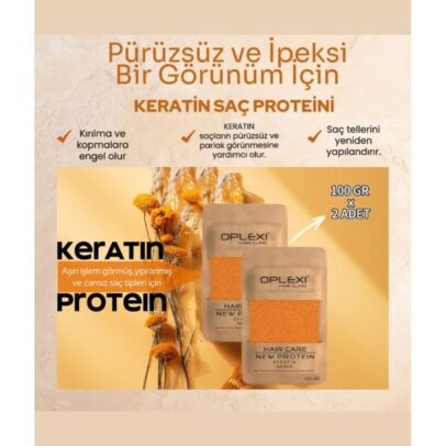 KERATİN GRANÜL SAÇ BAKIM PROTEİNİ 100 GR. X 2 ADET